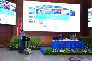 PESERTA RAPIM TNI AL TERIMA PAPARAN PEJABAT UTAMA MABESAL