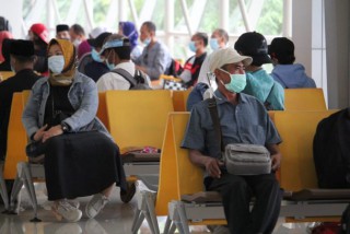 154 WNI Dari Malaysia Tiba DI Bandara Juanda