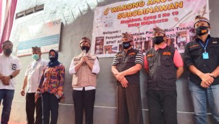 Wagub Jatim Pantau Penyaluran BPNT Warga Kota Mojokerto