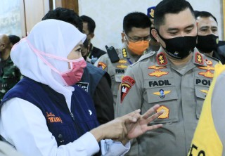 Gubernur Khofifah Apresiasi Kinerja Kapolda Jawa Timur