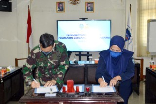 Lanal Semarang Bersama Polimarin Jalin Kerjasama Pembinaan Karakter, Disiplin dan Jasmani