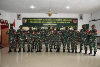 Mayor Chb Saimah Jabat Danramil Simokerto.
