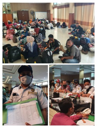 Usai karantina Dua Hari, 19 PMI Kembali ke Tulungagung