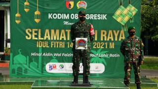Ini Pesan Dandim 0817 Gresik Dalam Apel Bersama Seluruh Prajurit Beserta PNS TNI.