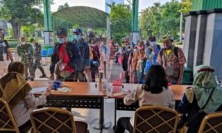 Lagi, 70 PMI dari Hongkong Karantina di Asrama Haji