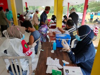 Ribuan Masyarakat Sumenep Antusias di Vaksinasi