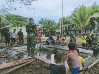 Korem 084/BJ Latih Peserta Pramuka Saka wira Kartika