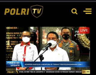 Kapolri Resmi Izinkan Liga 1 dan 2 Bergulir