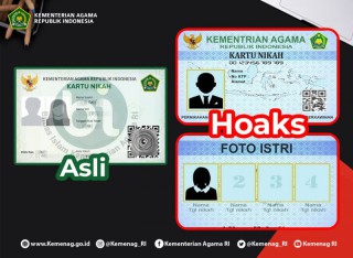 Beredar Hoaks Kartu Nikah, Ini Penampakan Kartu Nikah Digital Kemenag