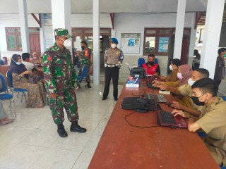 Program Percepatan Vaksinasi, Koramil 0826-05 Larangan Gandeng Tiga Tim Nakes
