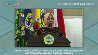 La Nyalla dan Sandiaga Uno Beri Motivasi di PKKMB SOEMAYA 2021