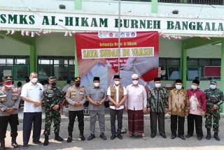 Forkopimda Kabupaten Bangkalan tinjau Pelaksanaan Vaksinasi di 2 Ponpes Kec. Burneh