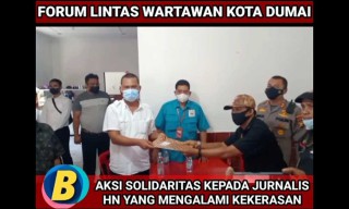 Wartawan Dumai Gelar Aksi Damai, Kapolres Muhammad Kholid: Kita Akan Tindak Pelakunya