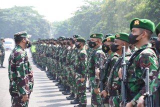 Danrem 084/BJ Pimpin apel gelar Pam VVIP Kunjungan Wapres