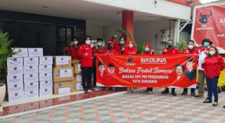 Baguna PDIP Surabaya Kirim Bantuan dan Relawan untuk Korban Erupsi Semeru
