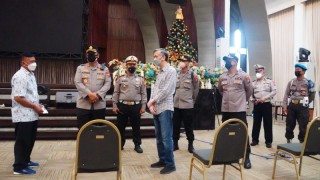 Jelang Natal 2021, Kapolresta Sidoarjo Cek Kesiapan Gereja