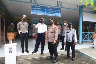 Kapolres Mojokerto Cek Terminal Kertajaya