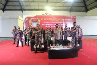 Kapolda Jatim Hadiri Gelaran Vaksinasi 20 Tahun AKABRI 2001