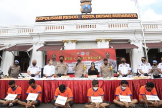 Jelang Tahun Baru 2022, Jaringan Narkoba di Jatim Dibekuk Sat Resnarkoba Polrestabes Surabaya