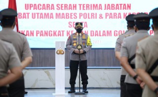 Kapolri: Layani dan lindungi, serta perhatikan rasa keadilan masyarakat.