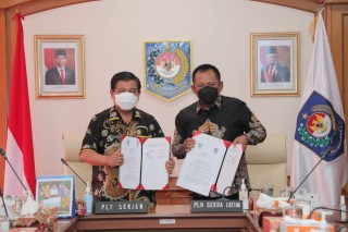 Teken MoU Perpanjang Pinjam Eks Gedung APDN Kawi Malang, Plh. Sekdaprov Heru: Untuk Maksimalkan Peningkatan SDM Aparatur di Jatim