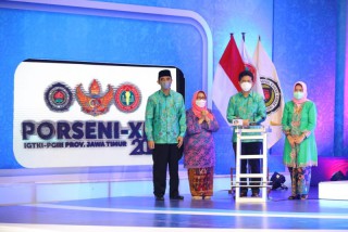 Buka Porseni IGTKI Jatim XIV, Wagub Emil Harap Jadi Wadah Olah Rasa