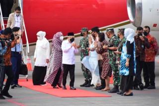 Forkopimda Jatim Dampingi Kunjungan Kerja Wapres RI di Madura