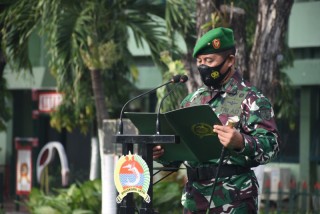Danrem Pimpin Upacara Bendera 17 Januari 2022