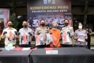 Predator Anak Di bawah Umur Diringkus Polresta Malang Kota