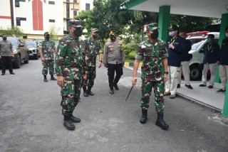 Pangdam V Brawijaya di Dampingi Dandim Surabaya Timur Gladi Kesiapan Kepulangan PMI