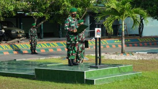 Ini Pesan Kasdim 0817 Gresik Saat Upacara Bendera.