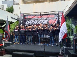 Barikade 98 Kukuhkan DPW Jatim Untuk Kuatkan Sinergi Dukungan Bagi Erick Thohir Sebagai Capres Pada 2024