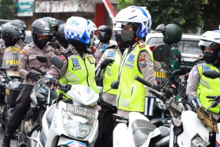 Polwan Jember Gelar Pamor Keris, Sasar Jalur Segitiga Emas