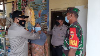 Tangkal Omicron, Patroli Pamor Keris Polres Kediri Kota Sasar Wilayah Pelosok Pedesaan
