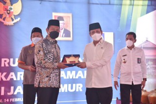 Kapolres Lamongan Dampingi Kepala BNPT Resmikan RUSUN Yayasan Lingkar Perdamian