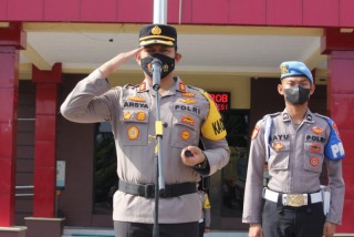 Pengamanan Pilkades Serentak 2022, Polres Probolinggo Gelar Serpas