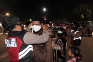 Libur Isra' Miraj,Tim Pamor Keris Polres Pasuruan Kota Gencarkan Patroli Prokes