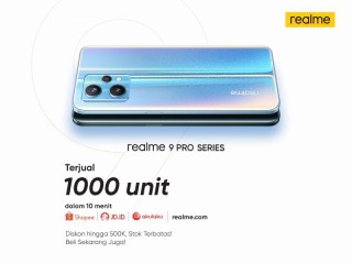Terjual 1.000 Unit dalam 10 menit, realme Hadirkan “The 9reatest Open Sale Event” Untuk Smartphone Flagship In Mid-range realme 9 Pro Series realme 9 Pro pada 2