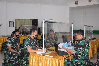Korem 084/BJ terima tim Verifikasi dari Itdam V/Brw