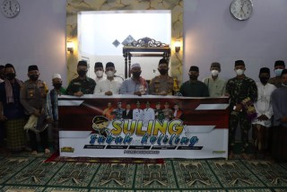 Laksanakan Program SULING, Kapolres Bondowoso dan Dandim Gelar Vaksinasi Kejar Herd Immunity