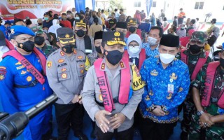 Forkopimda Jatim Cek Vaksinasi Presisi komunitas Masyarakat Pesisir dan Nelayan