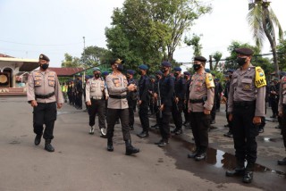 Jamin Keamanan Pilkades Serentak di Pasuruan, 950 Personel Gabungan Diterjunkan Polres Pasuruan Kota