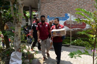 Wujudkan Empati, Satreskrim Polres Madiun Kota Sambangi Keluarga Tersangka