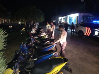 Antisipasi Balap Liar Satlantas Polres Pamekasan Gelar Operasi, 25 Unit Ranmor Diamankan