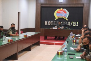 Pilakades serentak di kabupaten Pamekasan menjadi fokus perhatian Danrem 084/Bhaskara Jaya.