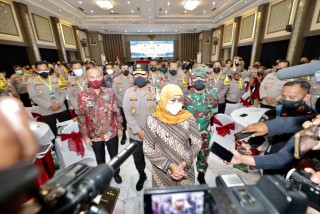 Antisipasi Mudik Lebaran, Forkopimda Jatim Gelar Rapat Kordinas