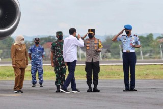 Forkopimda Jatim Dampingi Kunker Presiden RI