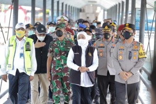 Memastikan Arus Balik Aman dan Lancar, Forkopimda Jatim Cek Jalur Penyeberangan Ketapang Banyuwangi