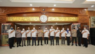 Audiensi HIPMI Jatim dengan Polda Jatim dalam Upaya Menghidupkan UMKM