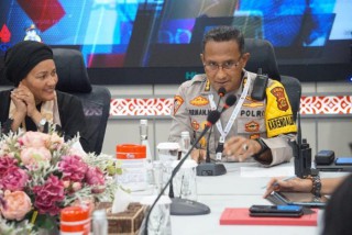 Polri Paparkan Pengamanan dan Penanganan Bencana 91 Command Center Bali ke Deputi Sekjen PBB